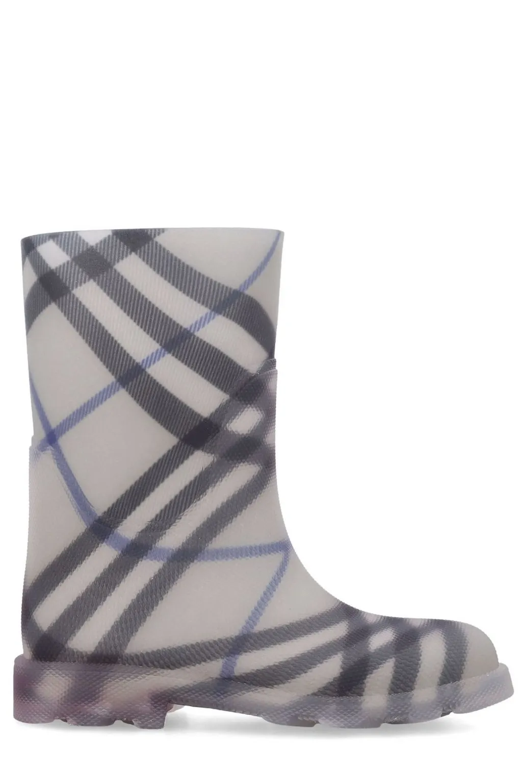 Burberry Kids Checked Marsh High Boots