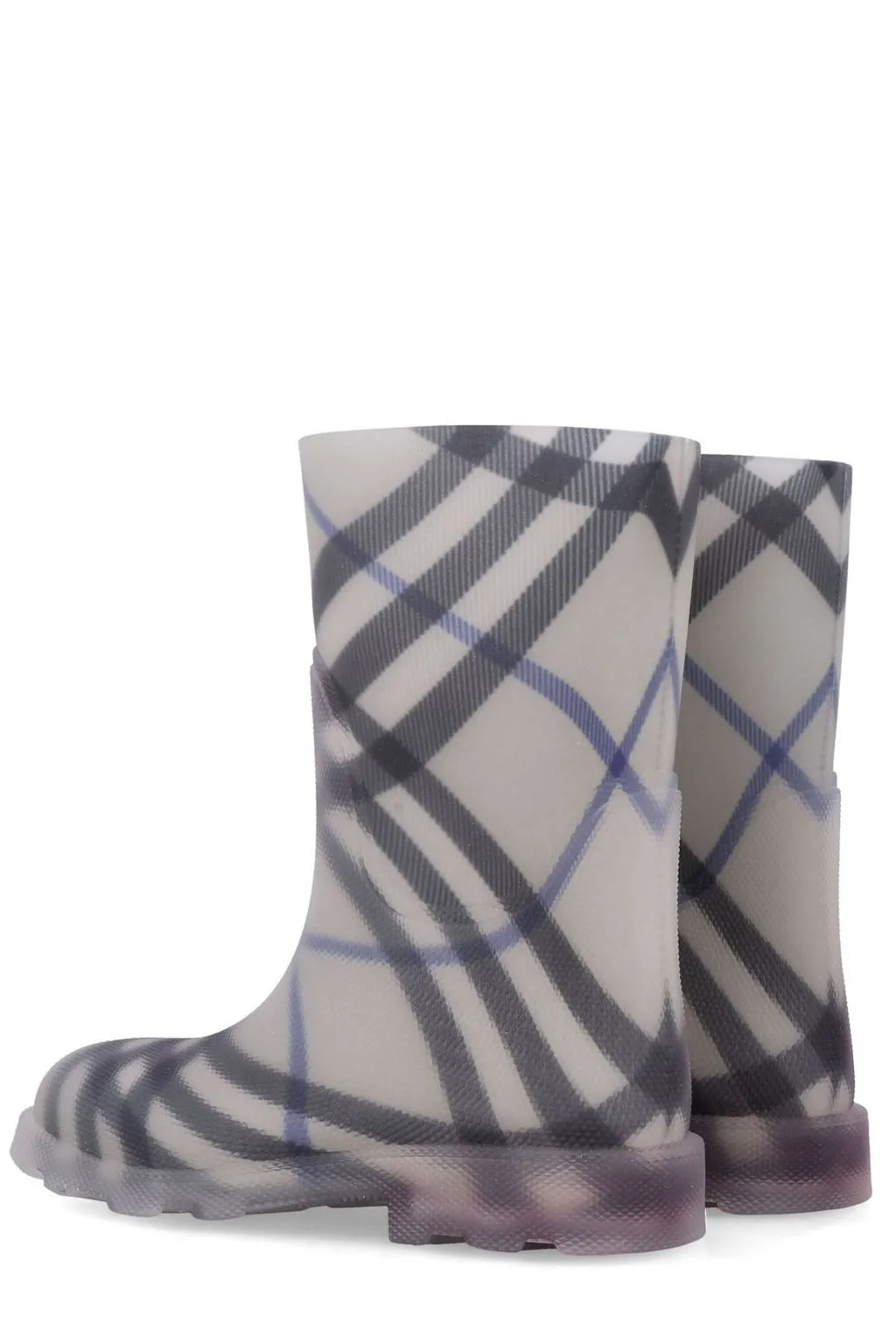 Burberry Kids Checked Marsh High Boots