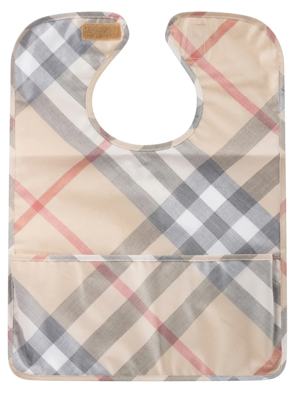 Burberry Kids Logo Patch Checked Bib