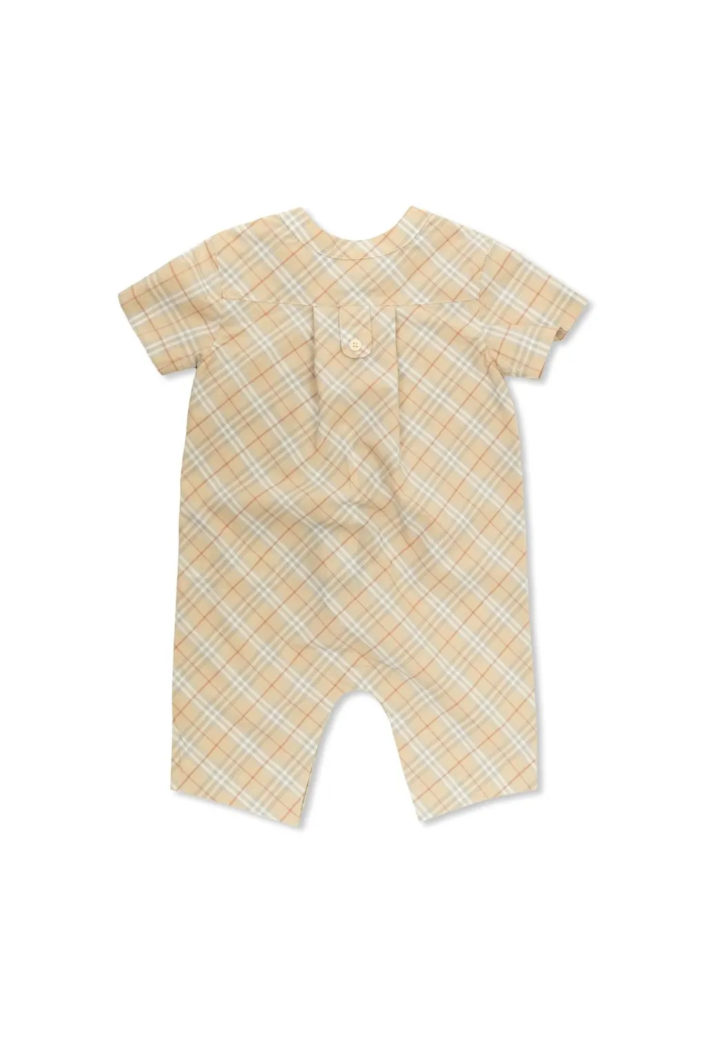 Burberry Kids Checked Playsuit
