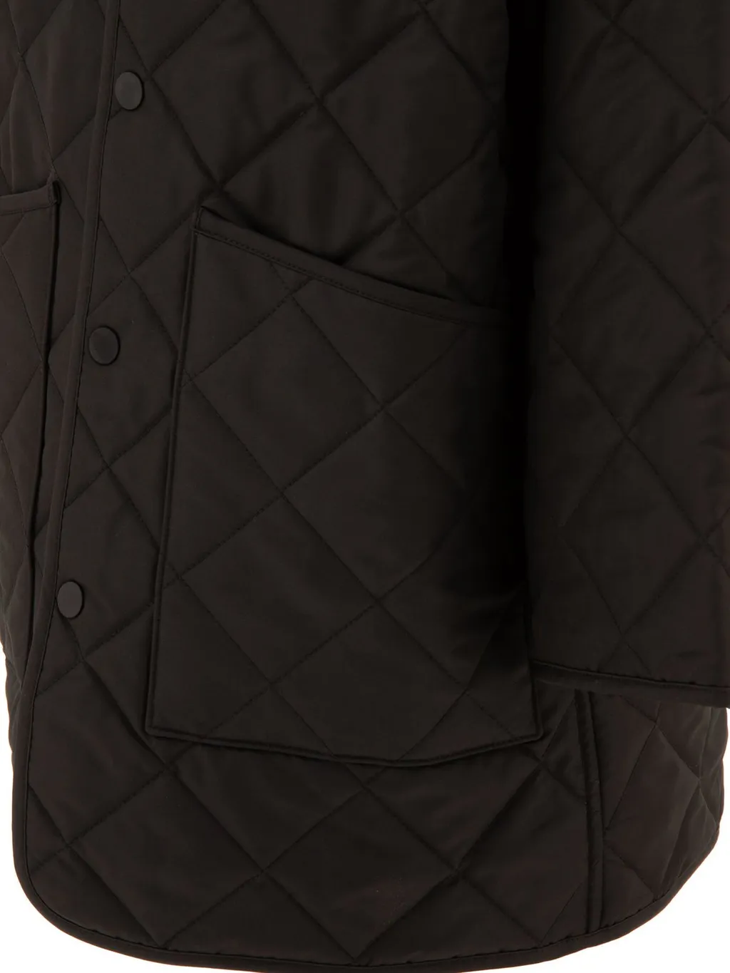 Burberry Kids Corduroy-Collar Quilted Hooded Jacket