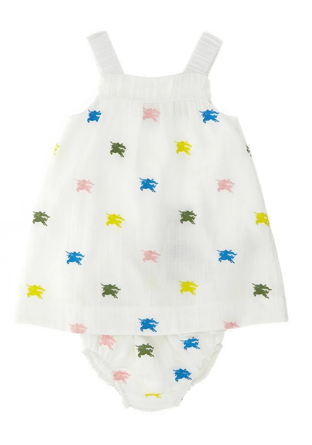 Burberry Kids Ekd Straight Hem Sleeveless Dress