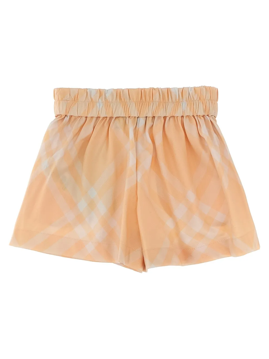 Burberry Kids Check-Printded Gathered Shorts
