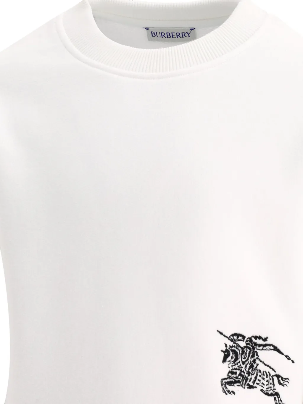 Burberry Kids Logo Embroidered Crewneck Sweatshirt