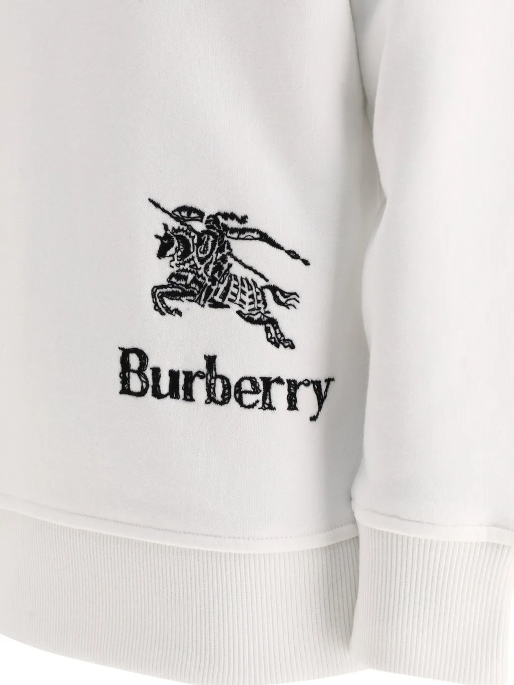 Burberry Kids Logo Embroidered Crewneck Sweatshirt