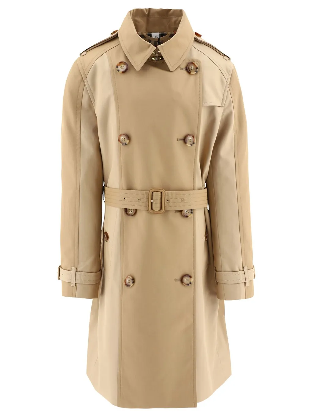 Burberry Kids De-Breasted Belted Coat
