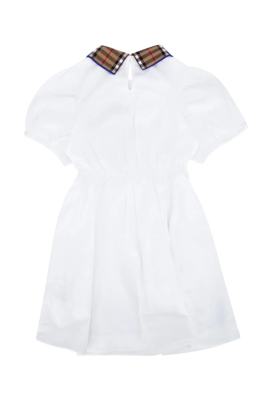 Burberry Kids Check-Collar Short-Sleeved Dress
