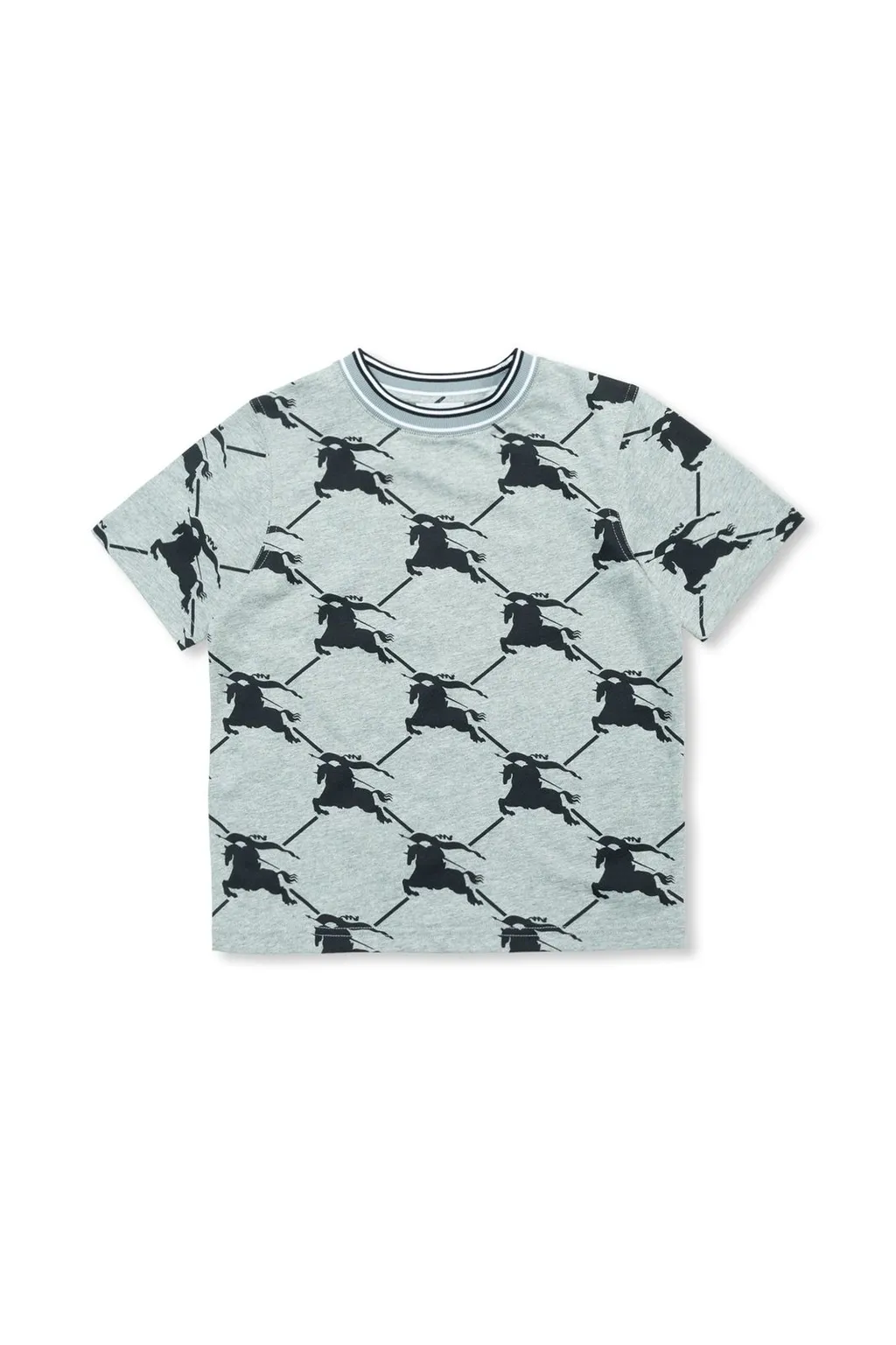 Burberry Kids Equestrian Knight Printed T-Shirt