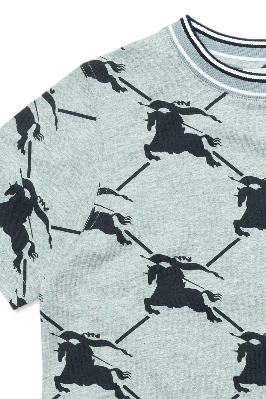 Burberry Kids Equestrian Knight Printed T-Shirt