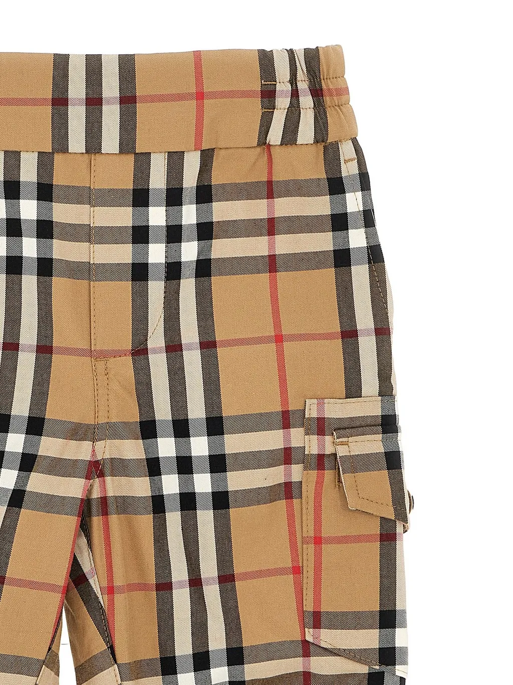Burberry Kids Elasticated Waistband Straight-Leg Trousers