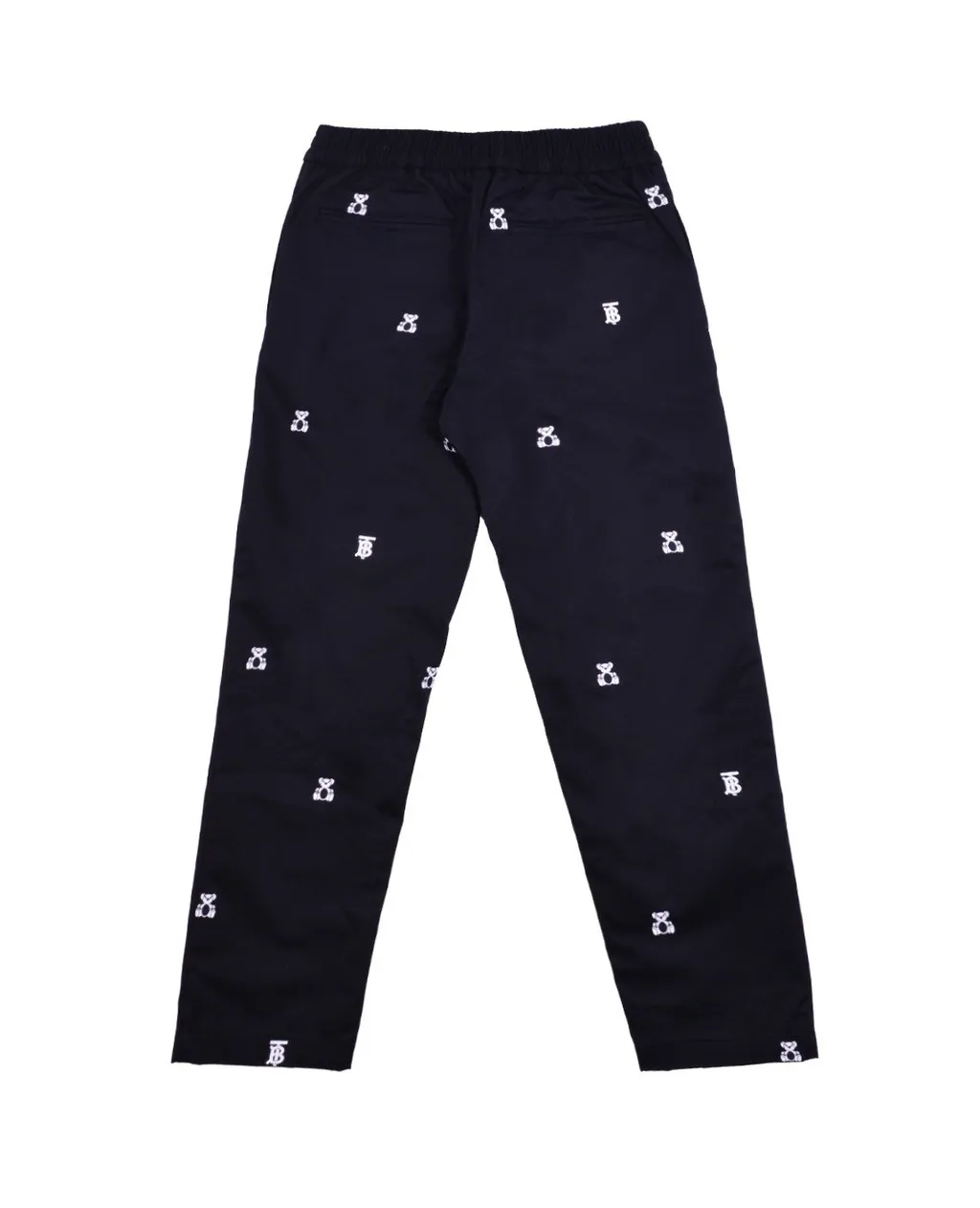 Burberry Kids Thomas Bear Motif Straight Leg Trousers