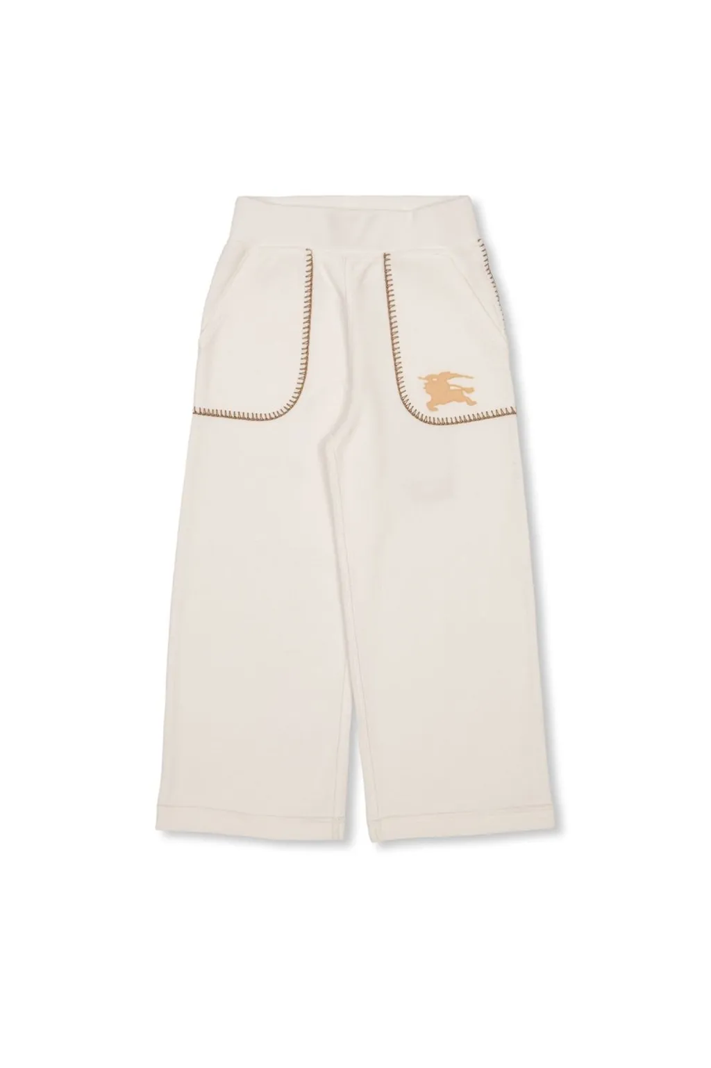 Burberry Kids Equestrian Knight Motif Wide-Leg Pants