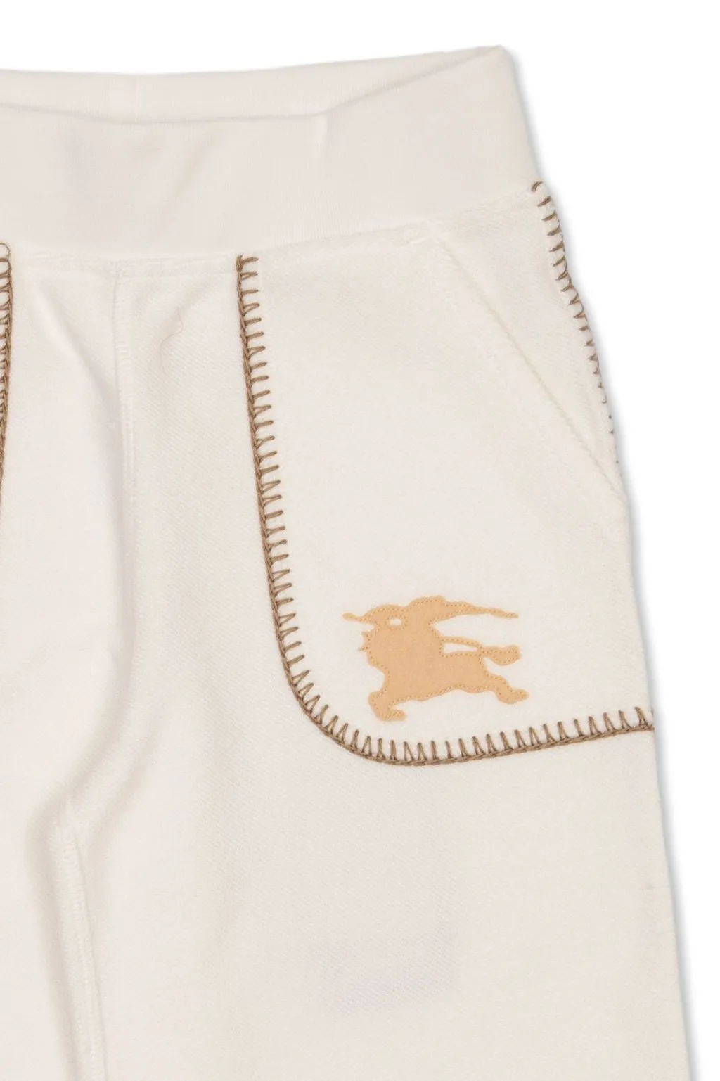 Burberry Kids Equestrian Knight Motif Wide-Leg Pants