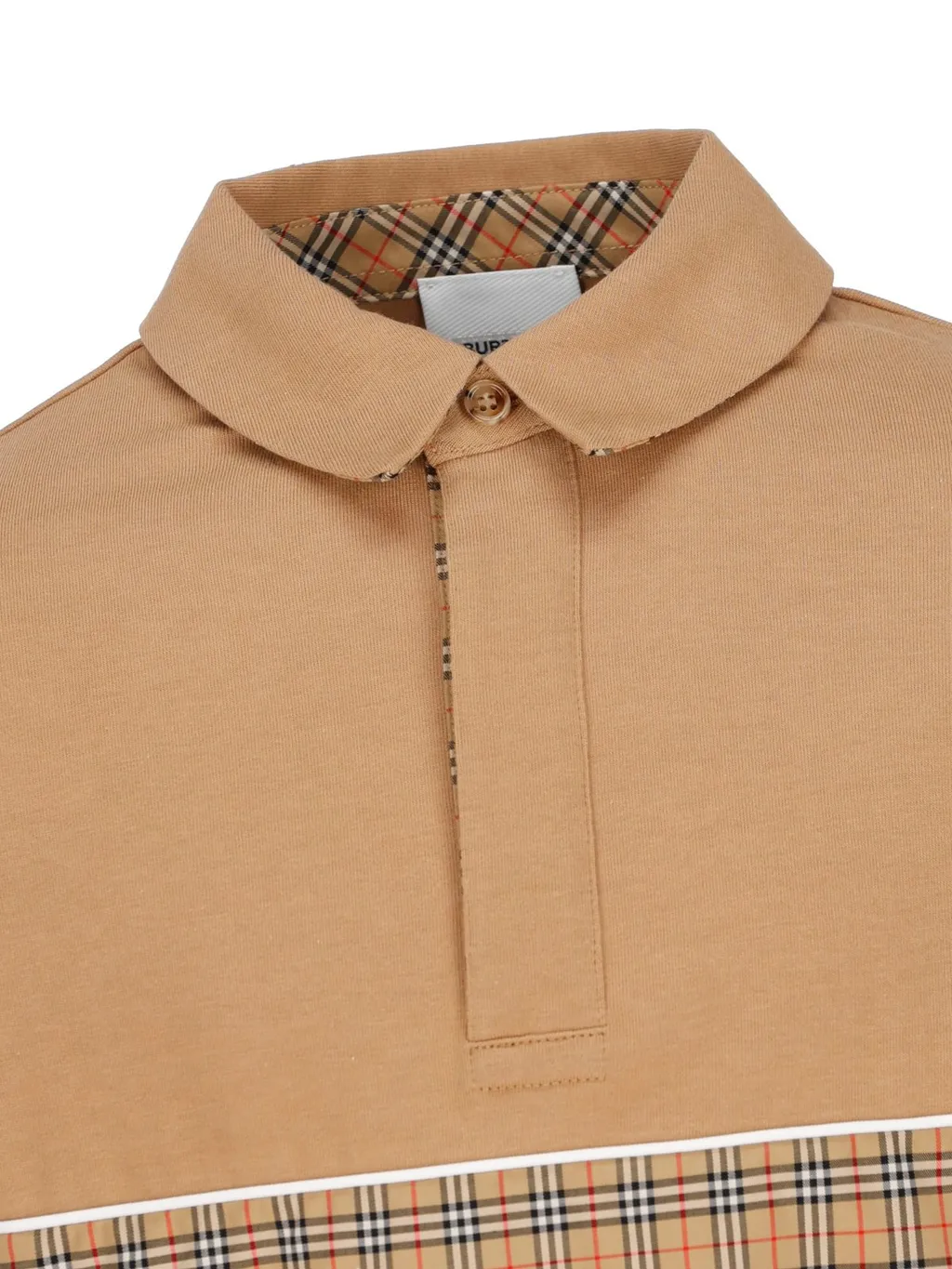 Burberry Kids Long-Sleeved Check Panelled Sweater