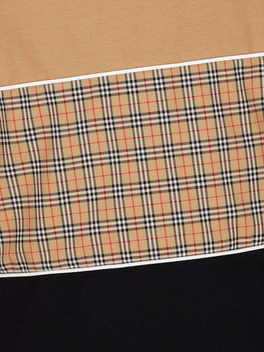 Burberry Kids Long-Sleeved Check Panelled Sweater