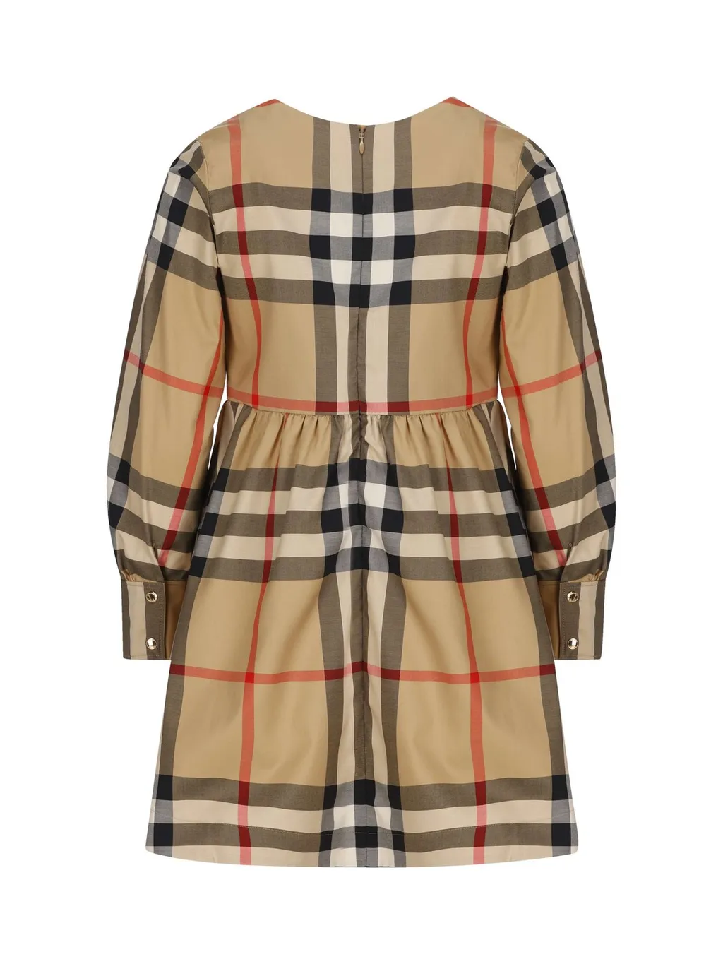 Burberry Kids Check Pattern A-Line Dress