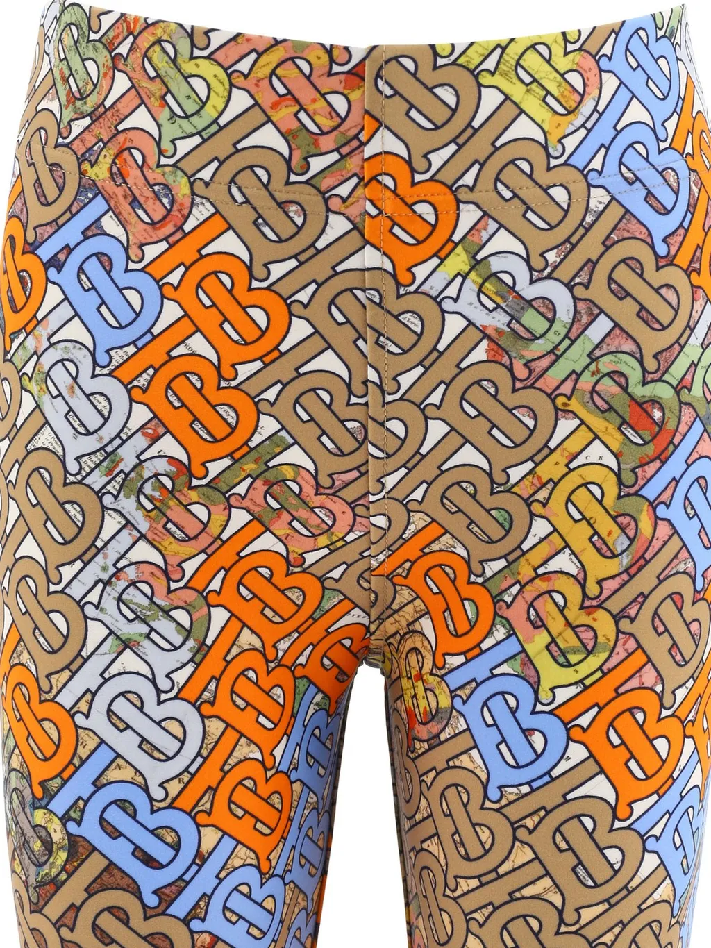 Burberry Kids Monogram High Waist Leggings