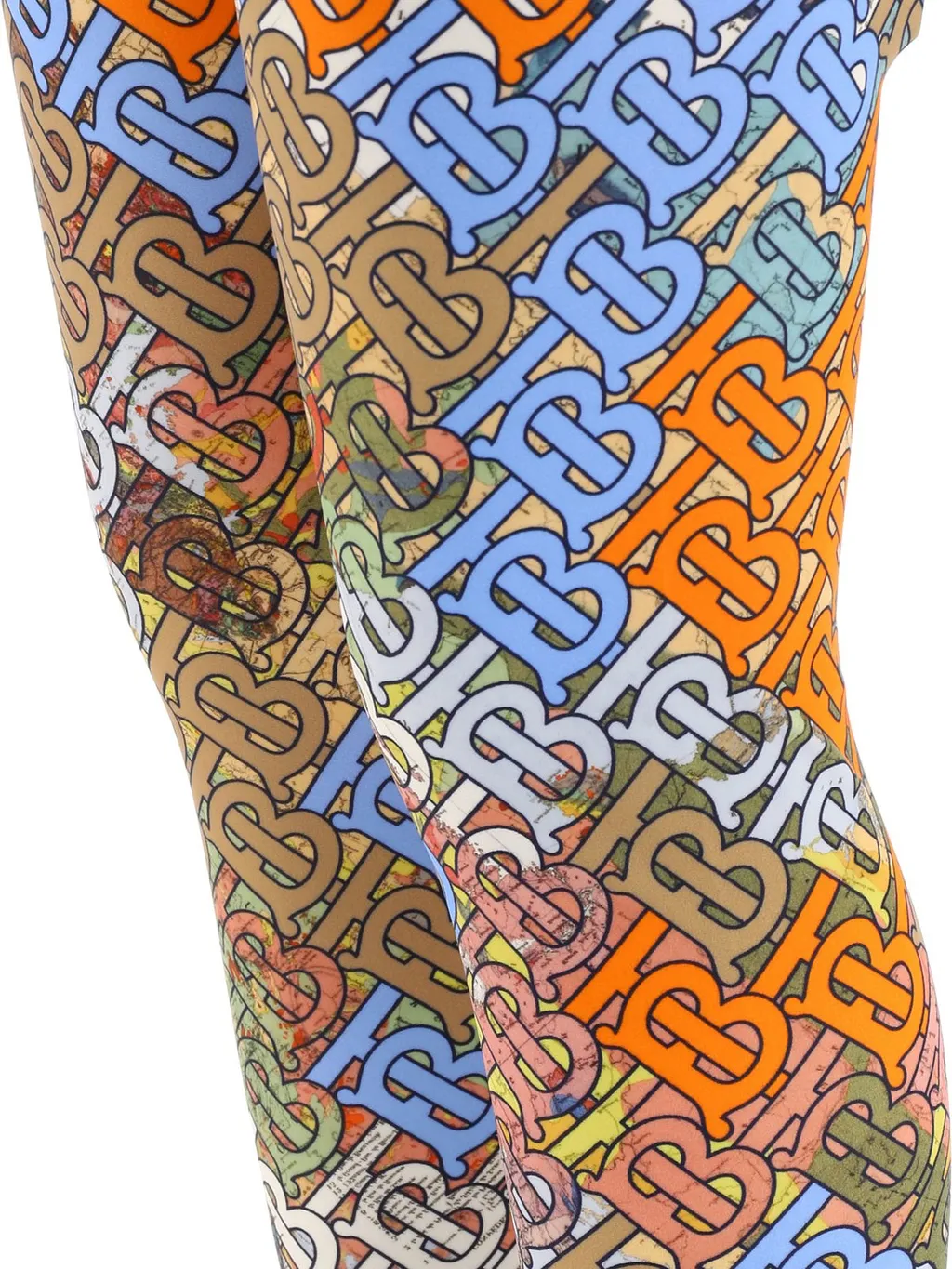 Burberry Kids Monogram High Waist Leggings