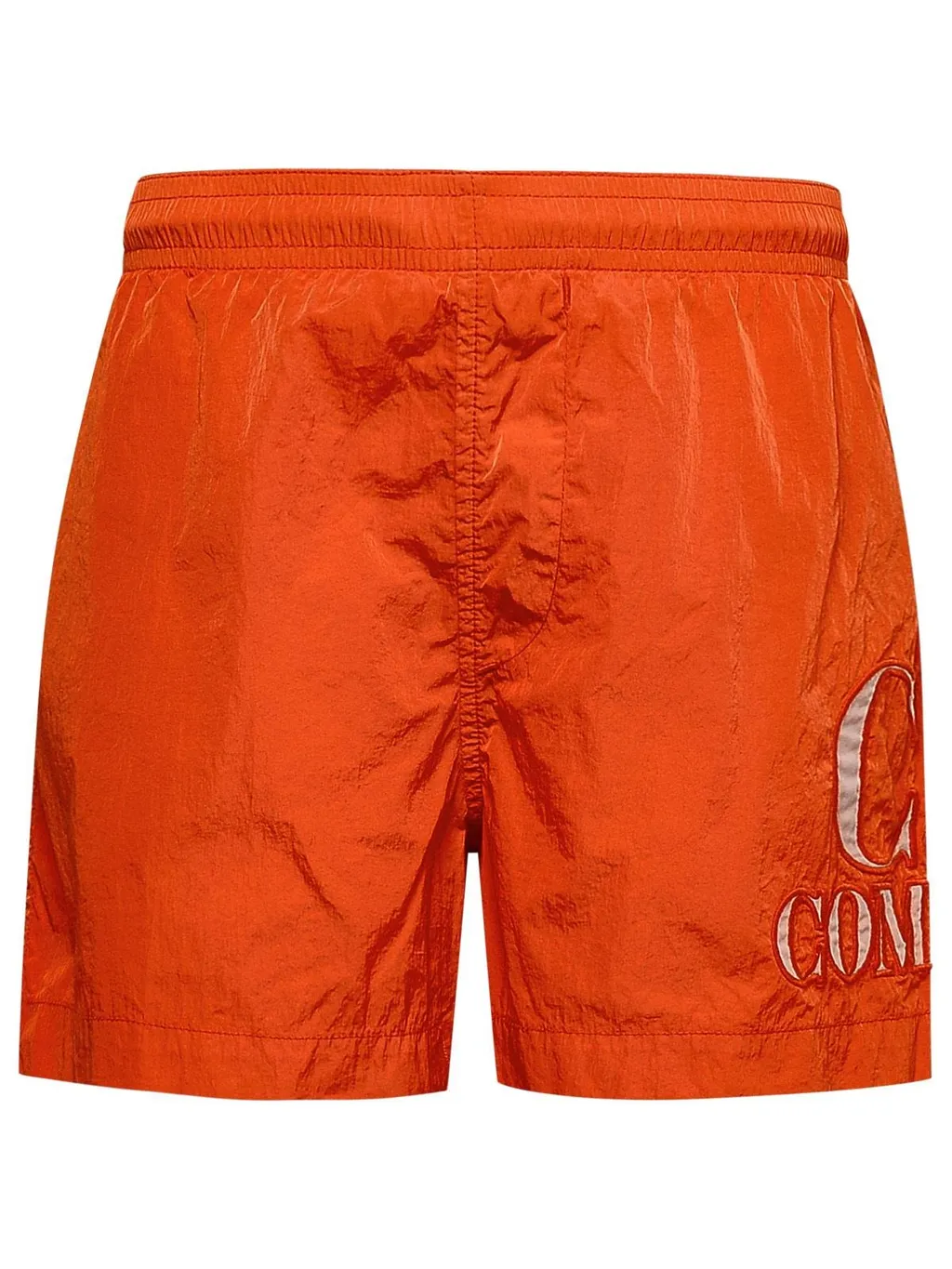 C.P. Company Kids Logo Embroidered Swim Shorts