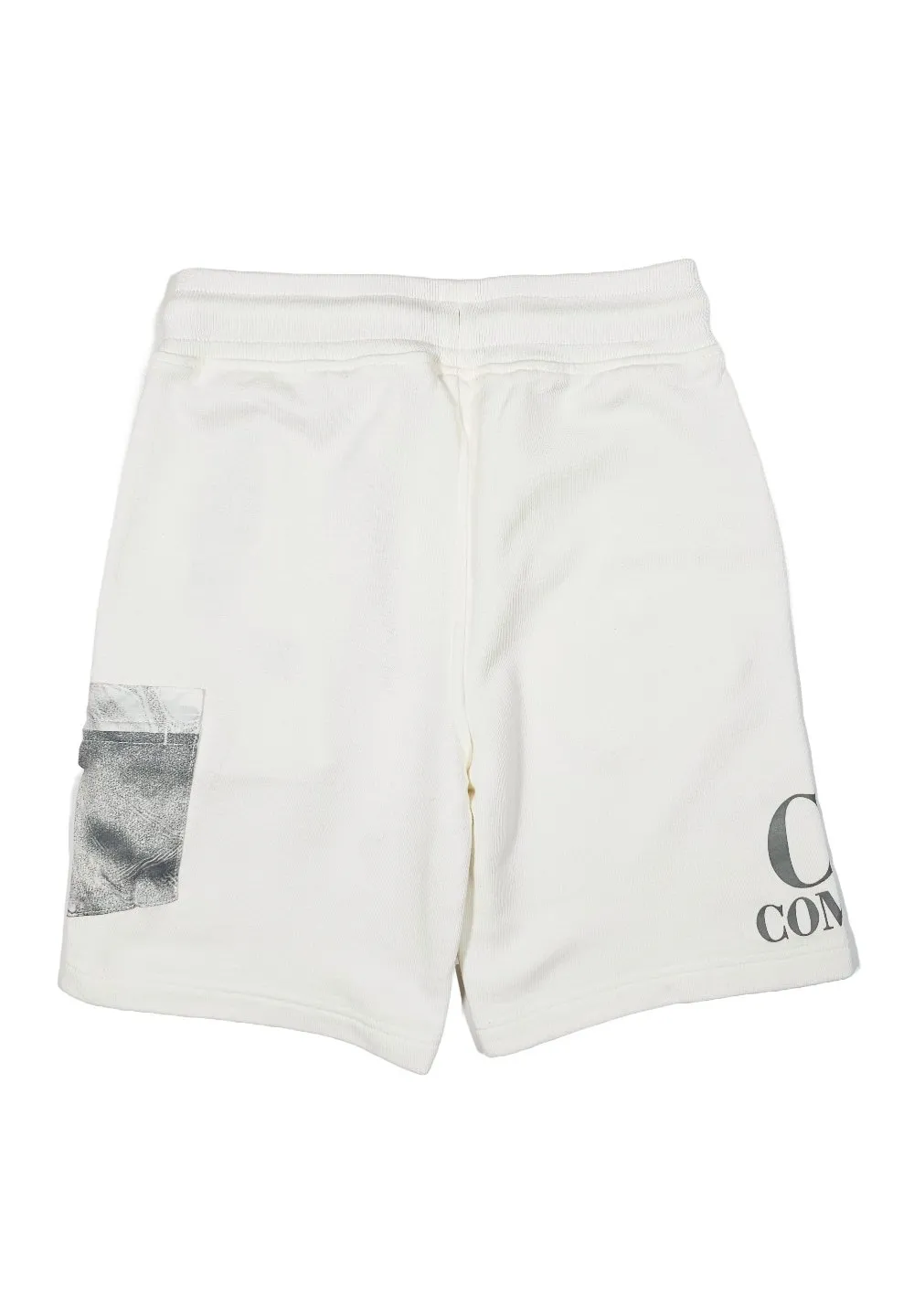 C.P. Company Kids Logo Printed Drawstring Shorts