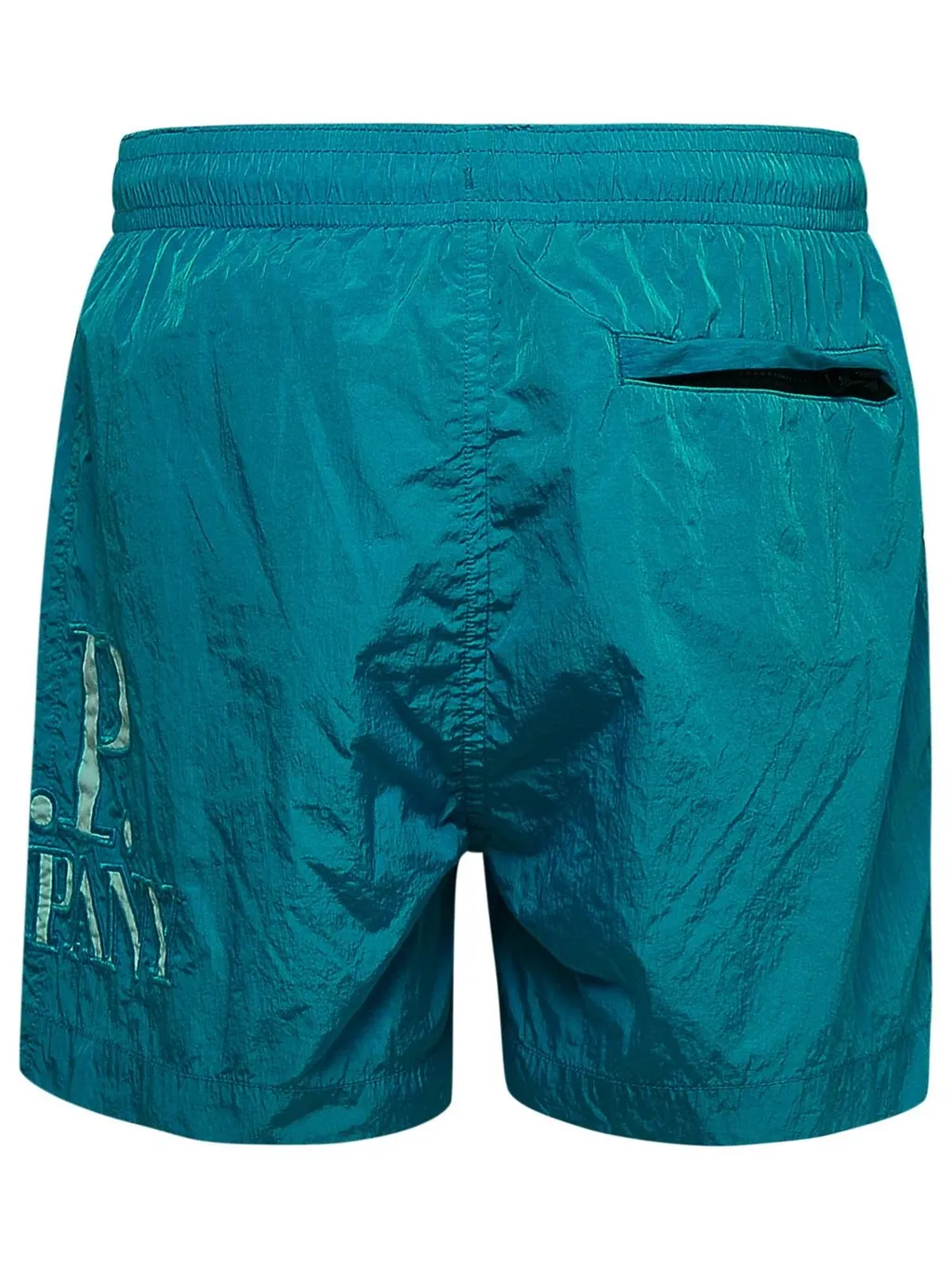 C.P. Company Kids Logo Embroidered Swim Shorts