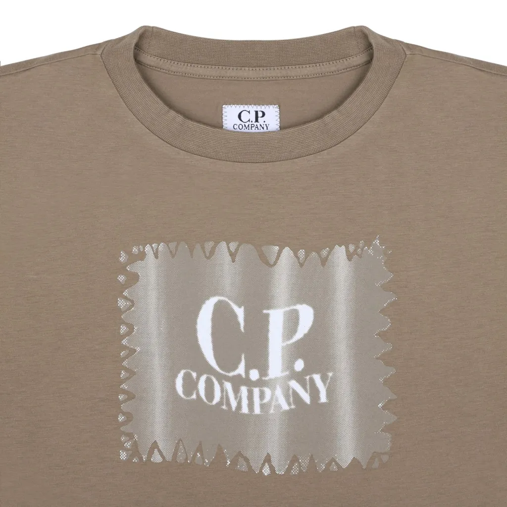 C.P. Company Kids Logo-Printed Crewneck T-Shirt