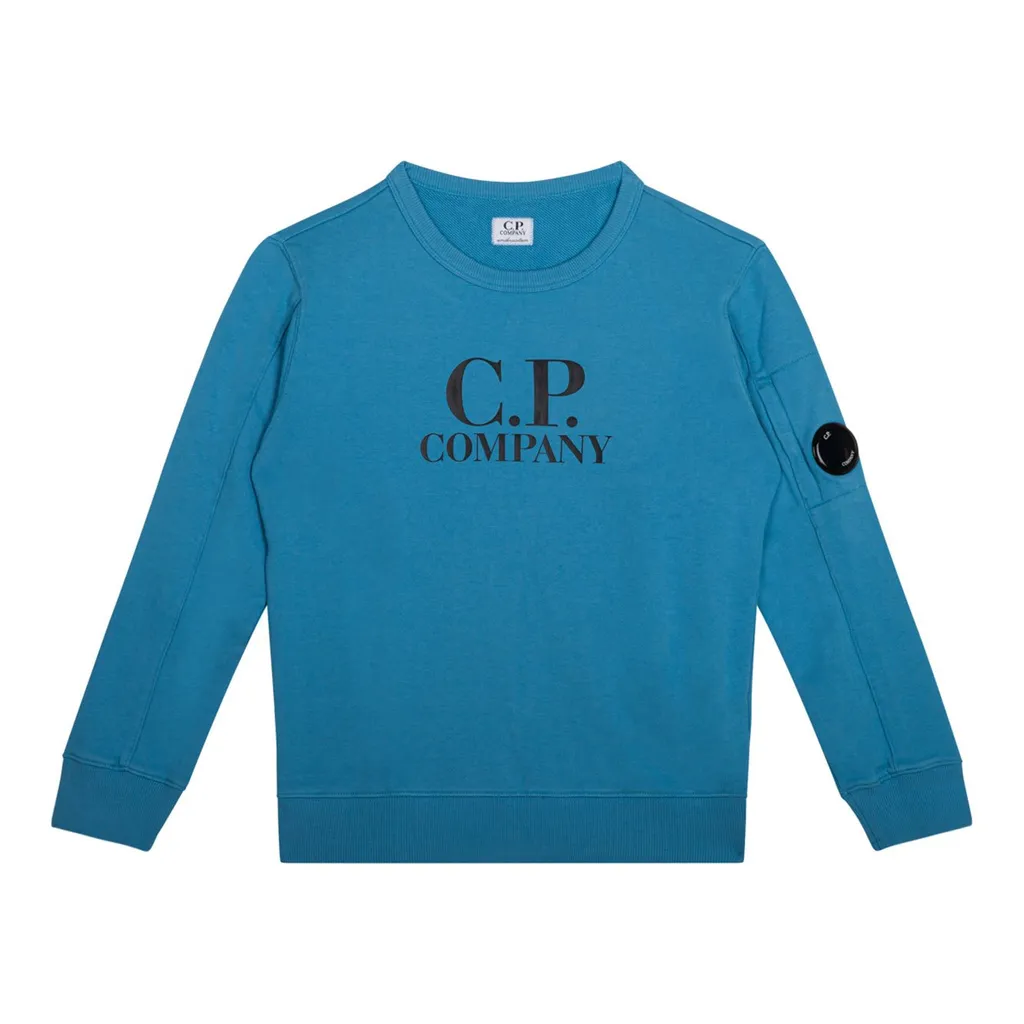 C.P. Company Kids Logo Printed Jersey Sweatshirt