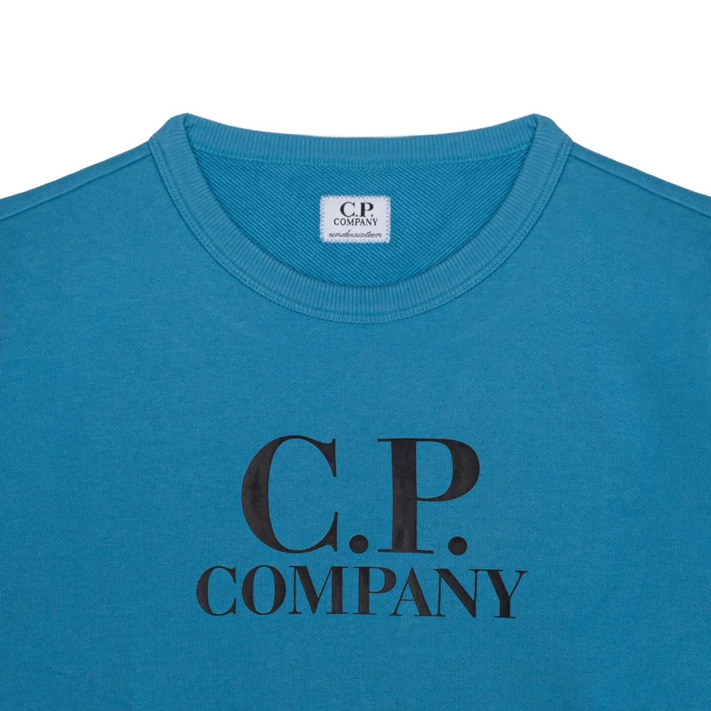 C.P. Company Kids Logo Printed Jersey Sweatshirt