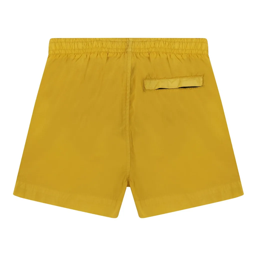 C.P. Company Kids Logo Patch Swim Shorts