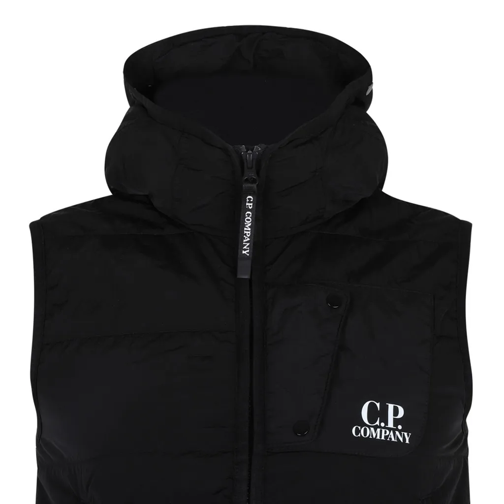 C.P. Company Kids Goggle Detailed Hooded Vest