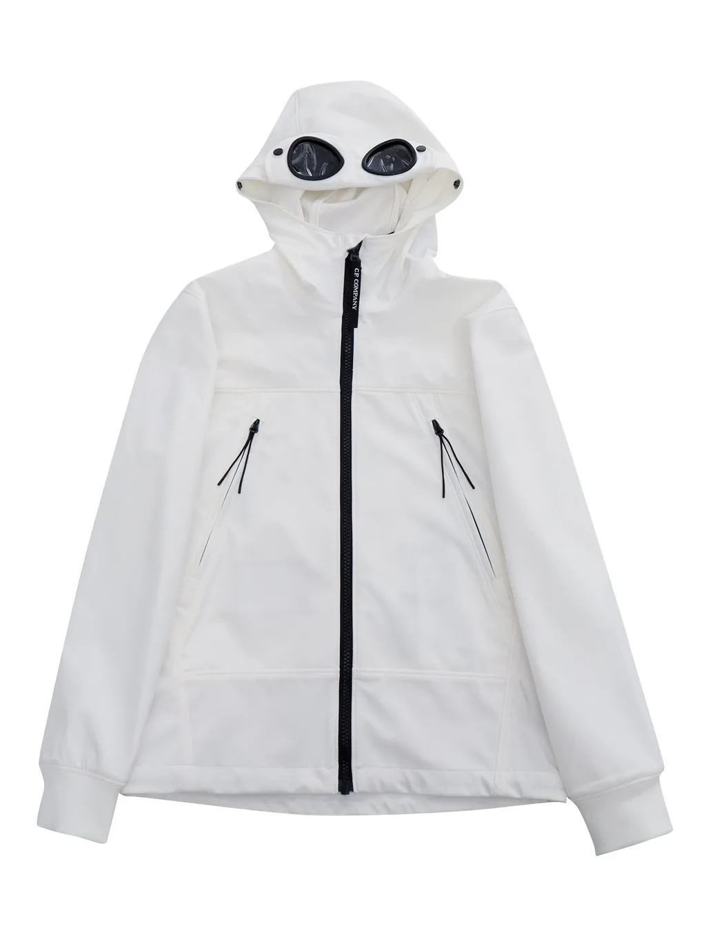 C.P. Company Kids Goggles-Detailed Zip-Up Hooded Jacket