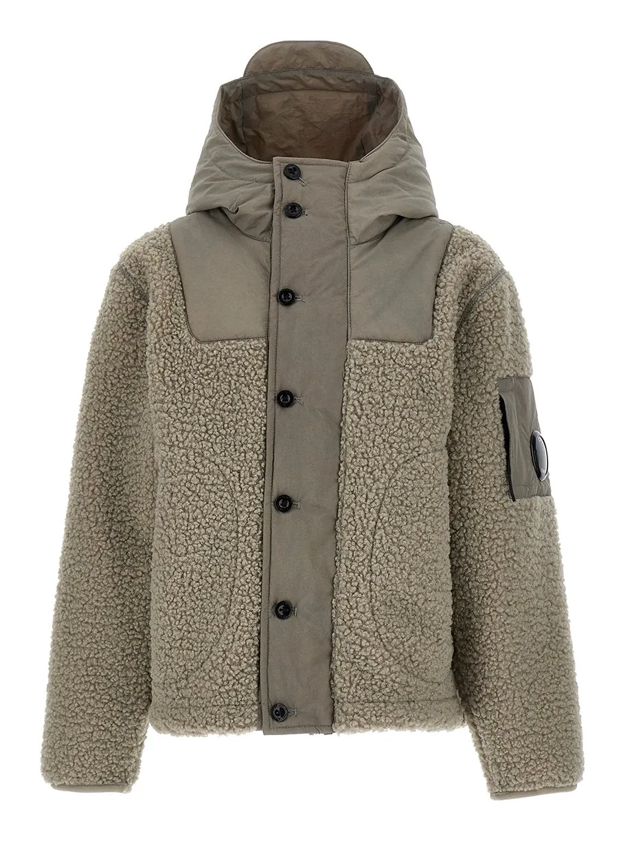 C.P. Company Kids Lens-Detailed Padded Jacket