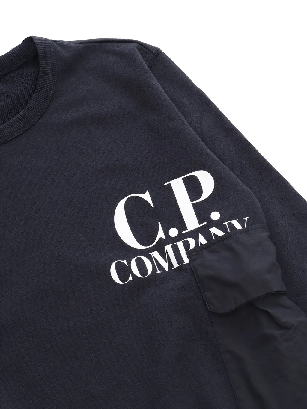 C.P. Company Kids Logo Printed Crewneck Sweatshirt