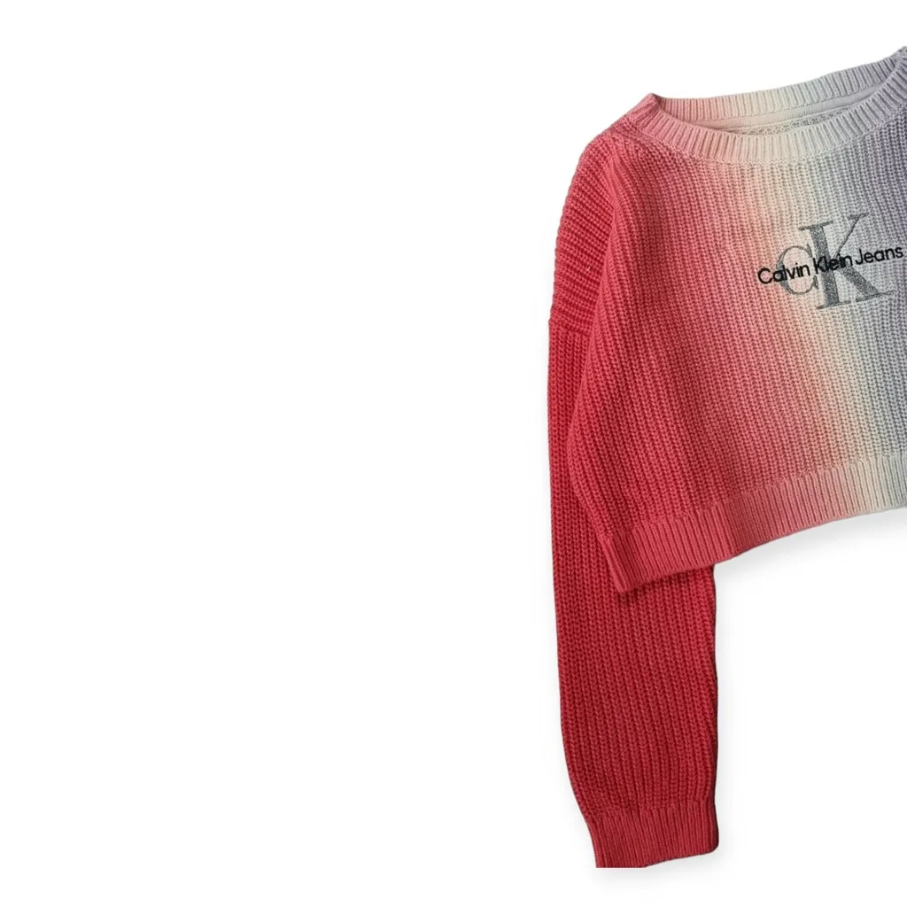 Calvin Klein Jeans Logo Embroidered Knitted Jumper