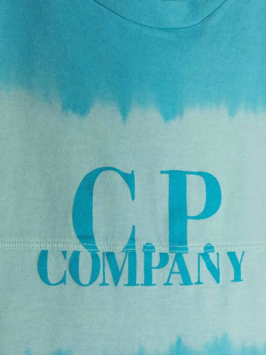 C.P. Company Kids Logo Printed Crewneck T-Shirt