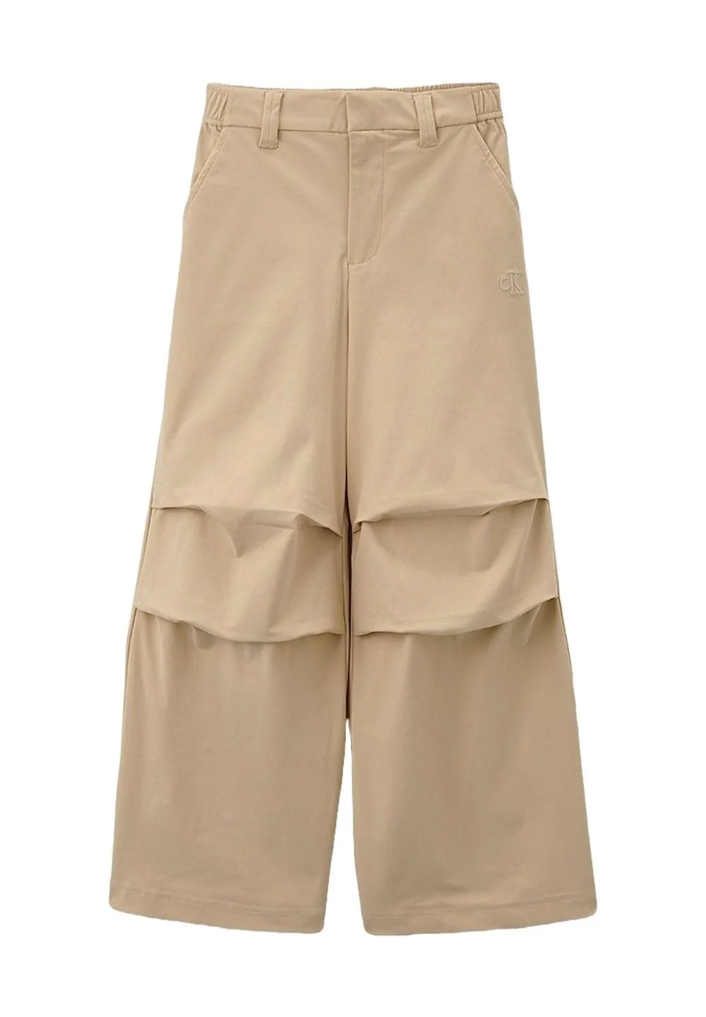 Calvin Klein Kids Pleated Wide Leg Pants