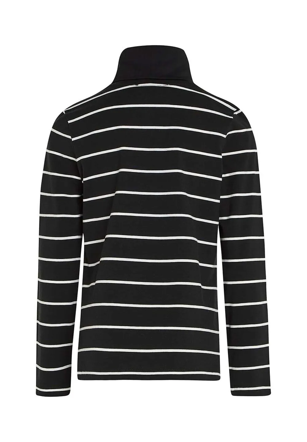 Calvin Klein Kids Slim Fit Striped Roll Neck Blouse