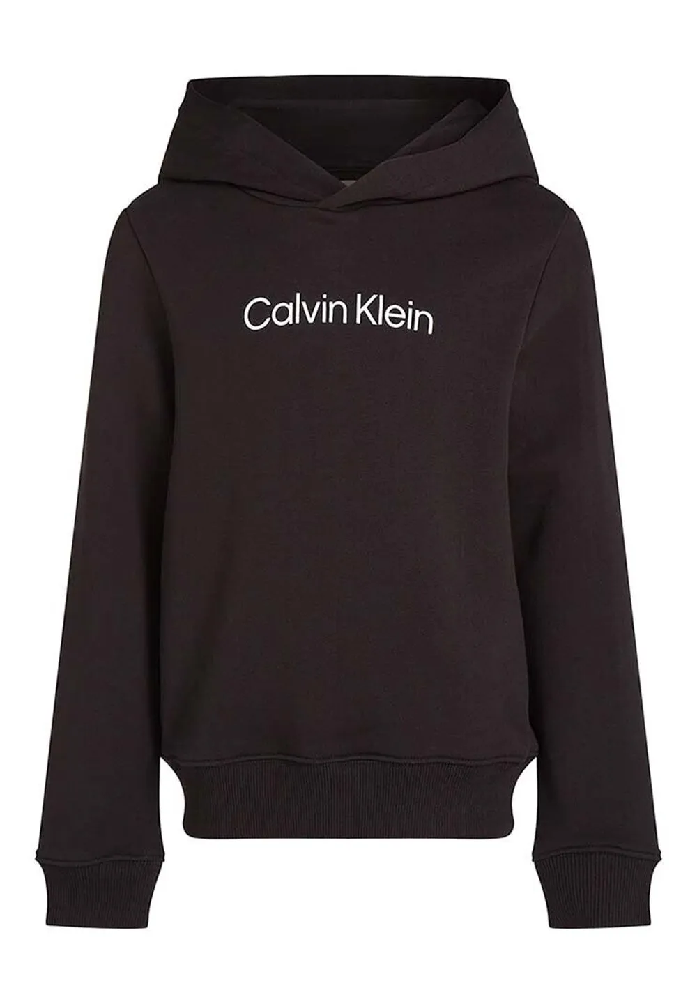 Calvin Klein Kids Logo Printed Crewneck Hoodie