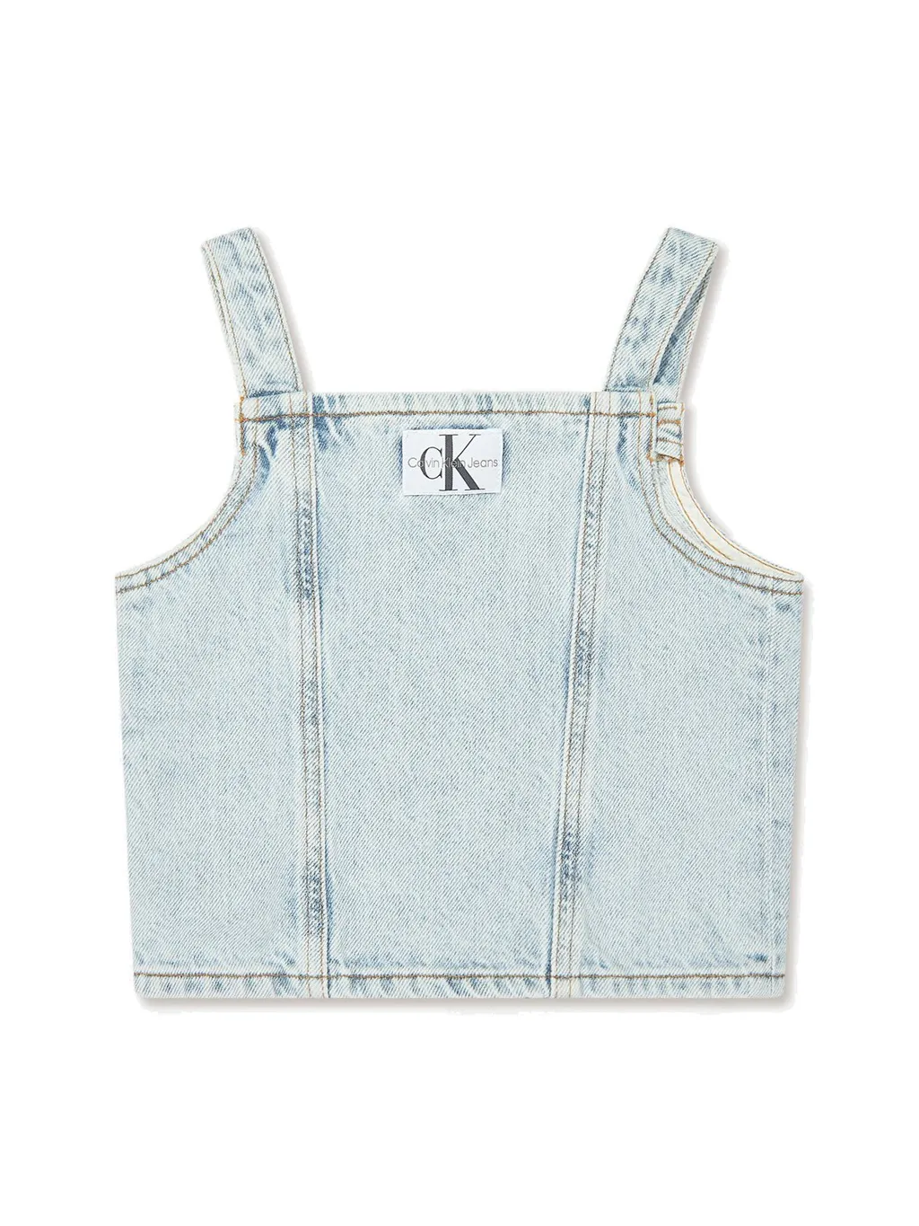Calvin Klein Kids Sleeveless Denim Top