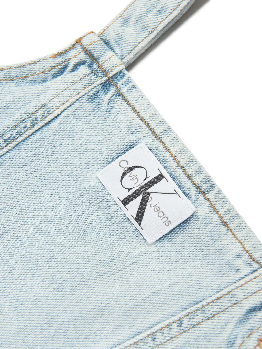 Calvin Klein Kids Sleeveless Denim Top