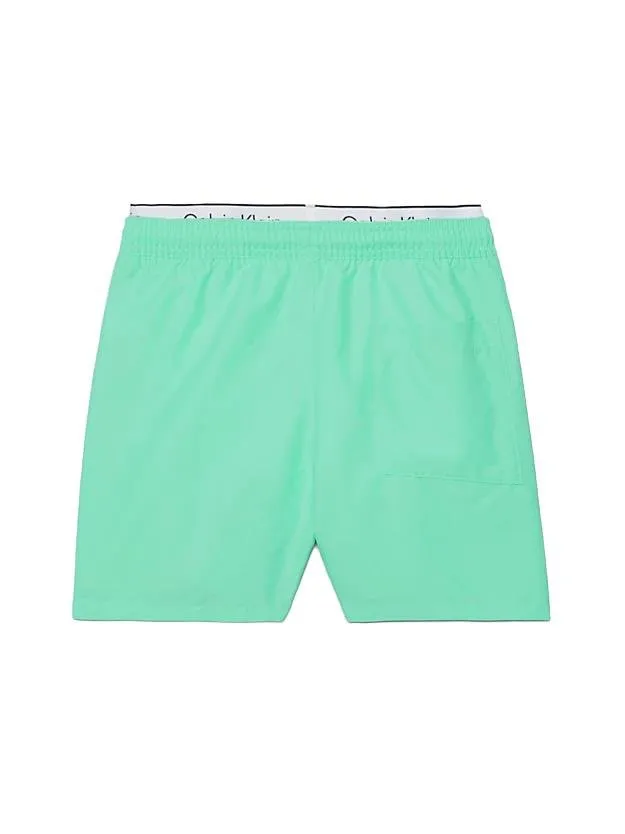 Calvin Klein Kids Logo Printed Elastic Waist Swim Shorts