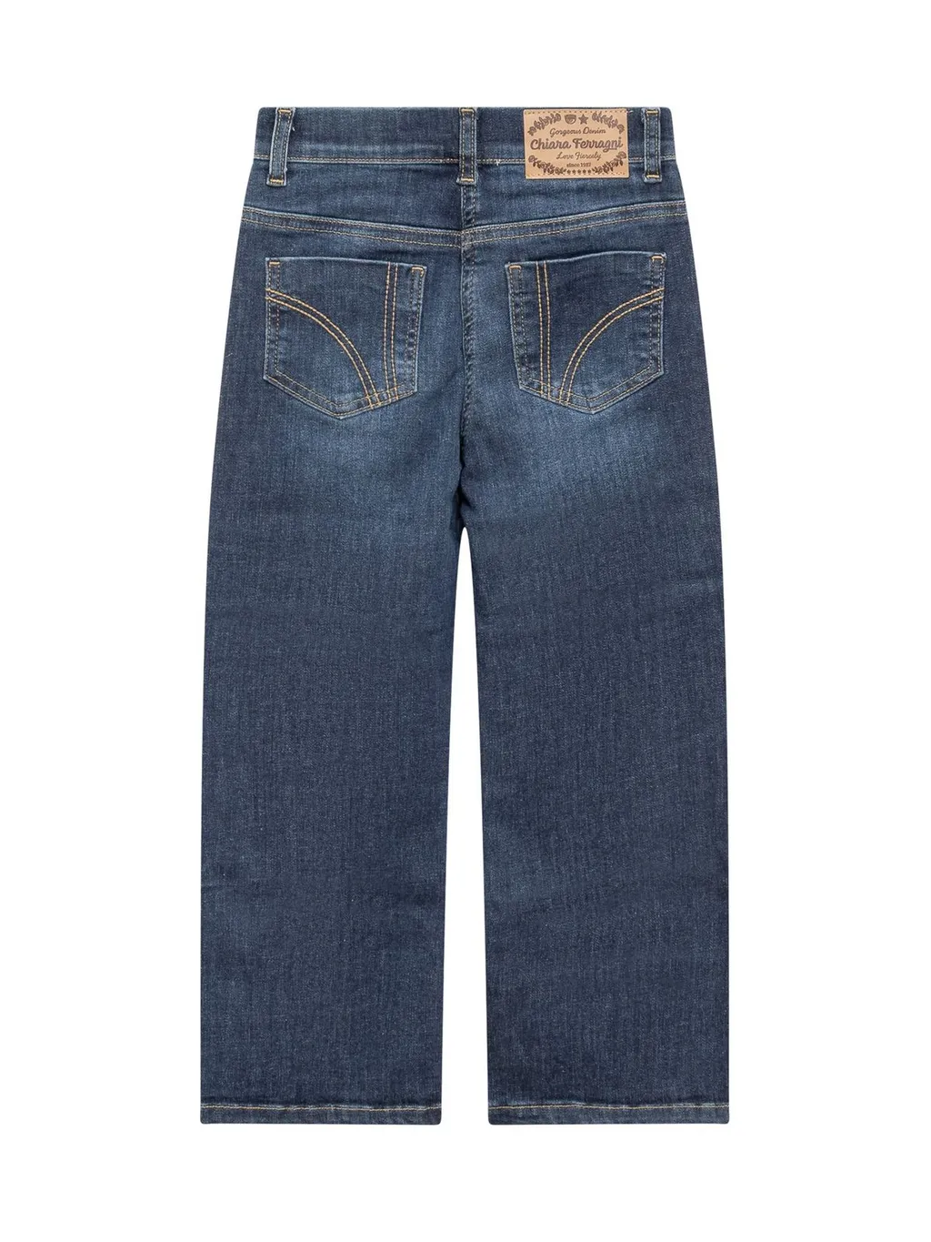 Chiara Ferragni Kids Logo Patch Jeans