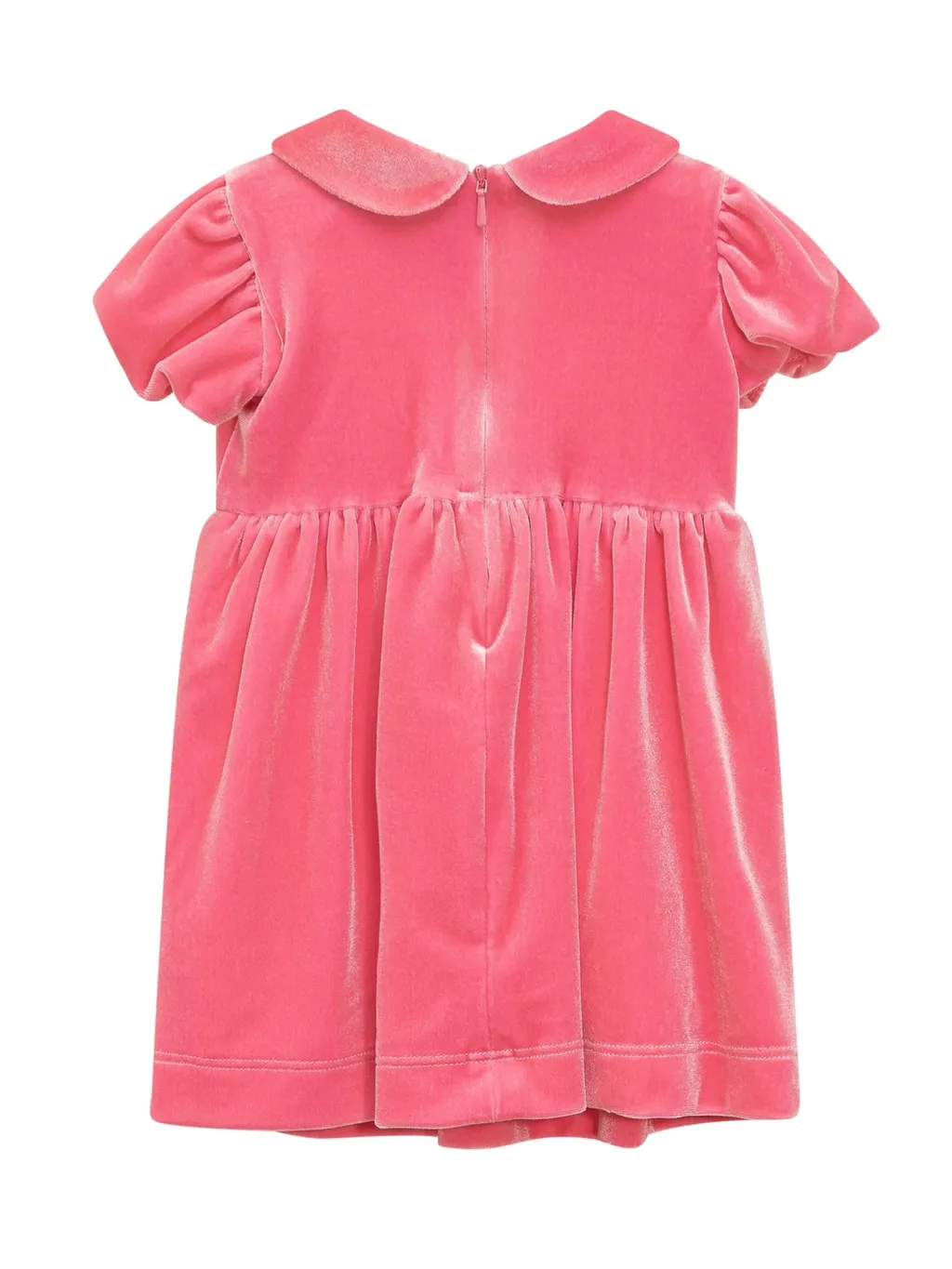 Chiara Ferragni Kids Short-Sleeved Flared Velvet Dress