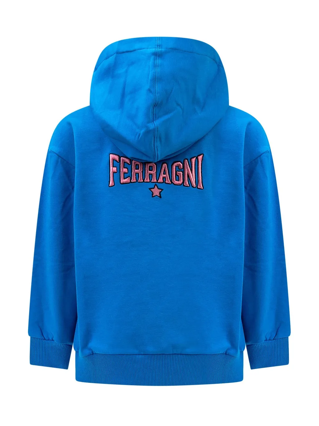Chiara Ferragni Kids Logo-Embroidered Long-Sleeved Hooded Jacket