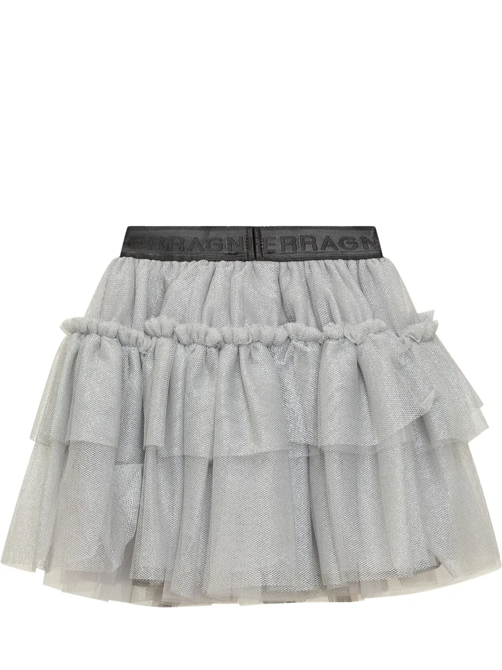 Chiara Ferragni Kids Logo-Waistband Tulle Skirt