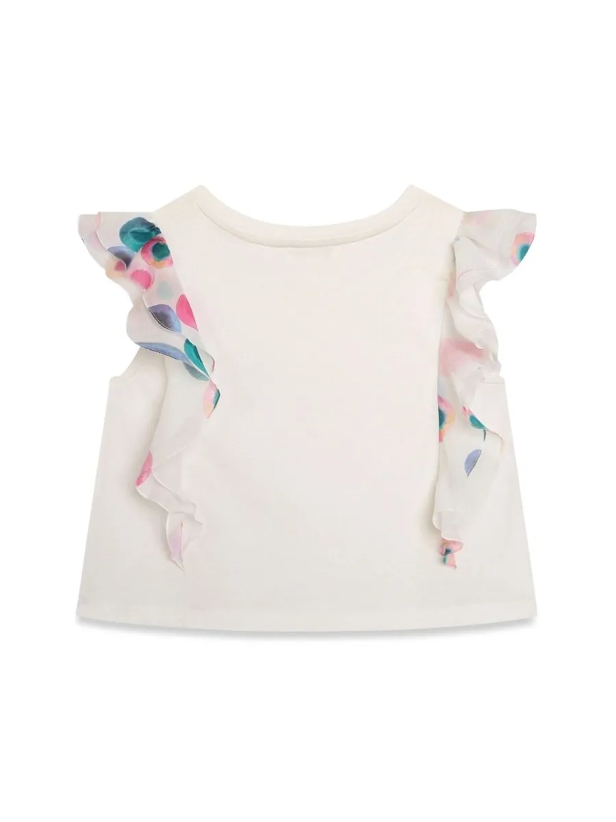 Chloe' Ruffled Sleeve Top