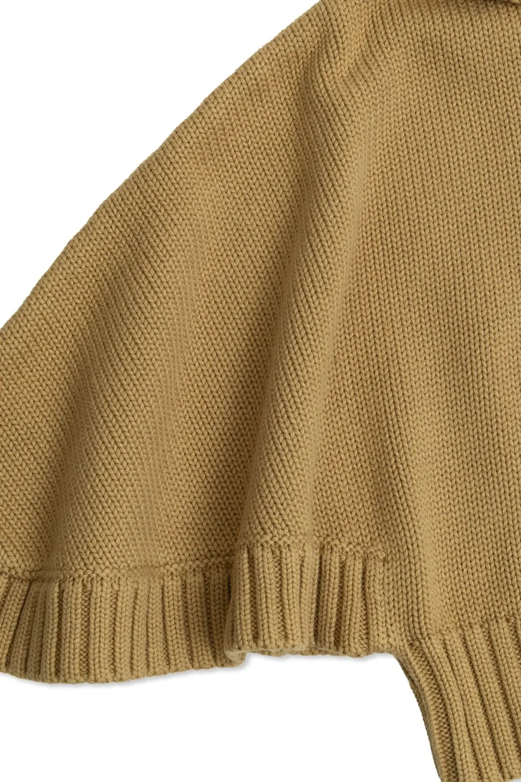 Chloé Kids Roll-Neck Cropped Sleeved Jumper
