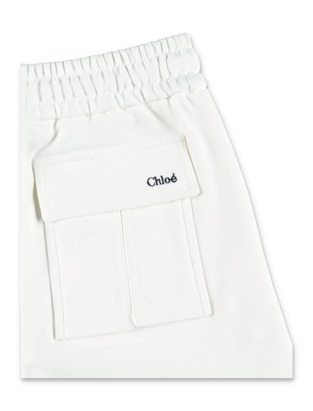 Chloé Kids Fleece Drawstring Shorts