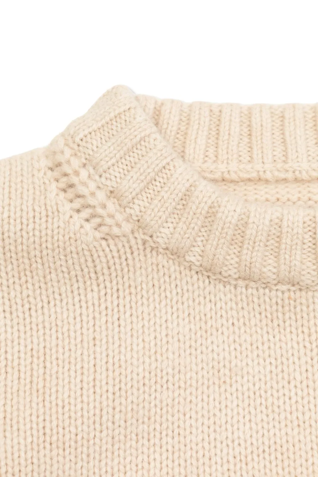 Chloé Kids Logo Embroidered Cropped Jumper