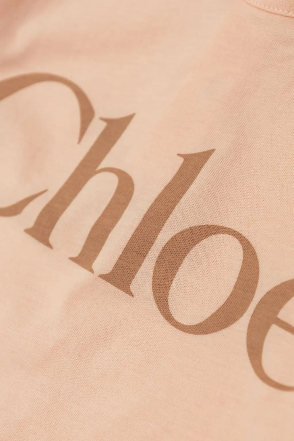 Chloé Kids Logo-Embroidered Crewneck Top